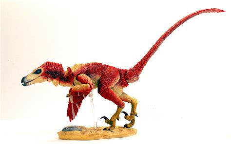 16th Velociraptor Osmolskae Action Figure Red Welcome To Creative