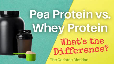 Whey Protein Vs Pea Protein Whats The Difference The Geriatric