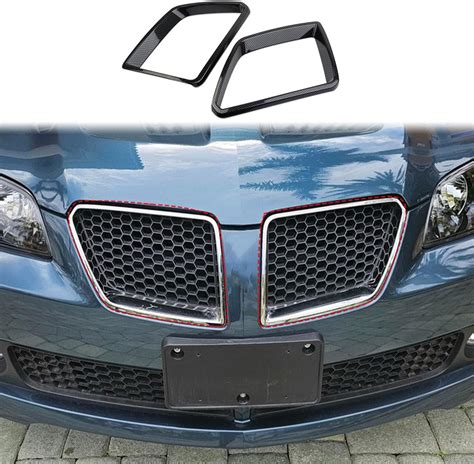 Amazon Korlot Carbon Fiber Style Front Bumper Grille Cover Trim