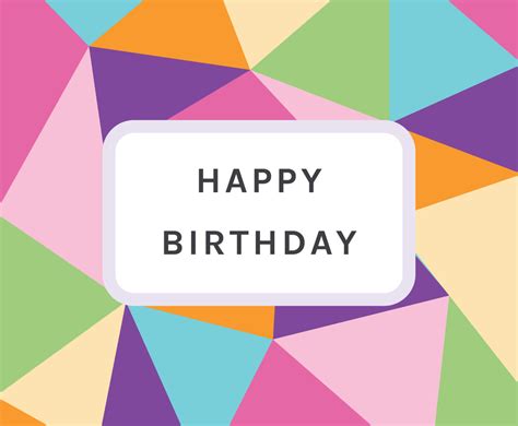 Colorful Birthday Card Vector Art & Graphics | freevector.com