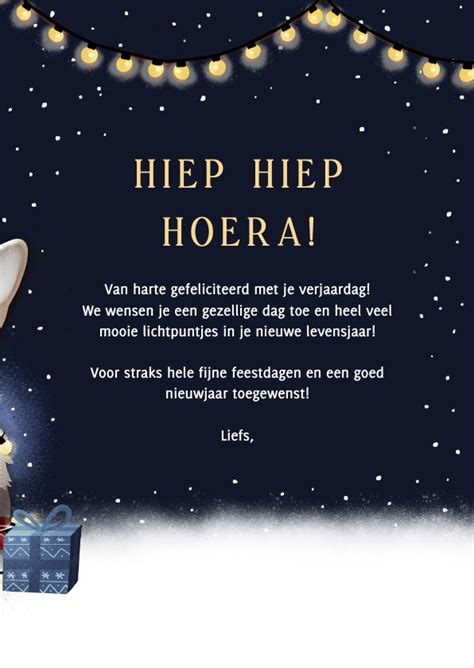 Grappige Kerst Verjaardagskaart Met Corgi Hond Kaartje Go