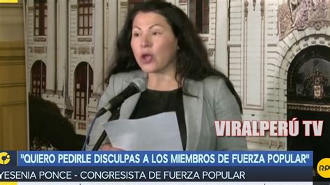 Yesenia Ponce Pide Disculpas A Sus Compa Eros De Fuerza P Sobre Sus