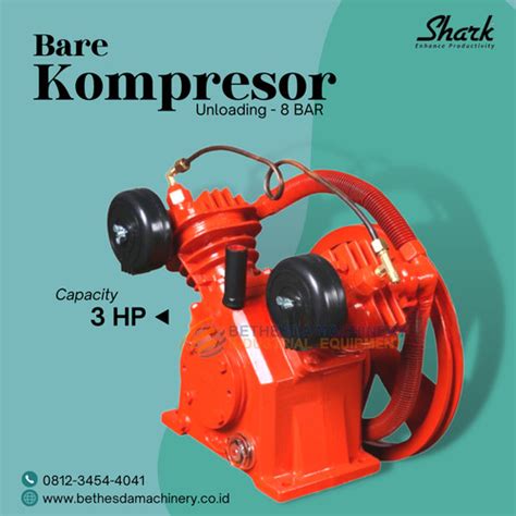 Jual Shark Kepala Kompresor Hp Hp Bare Compressor Hp Bar