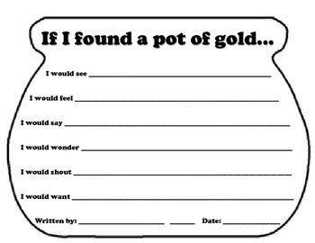 If I Found A Pot Of Gold By Schooly Tools TPT