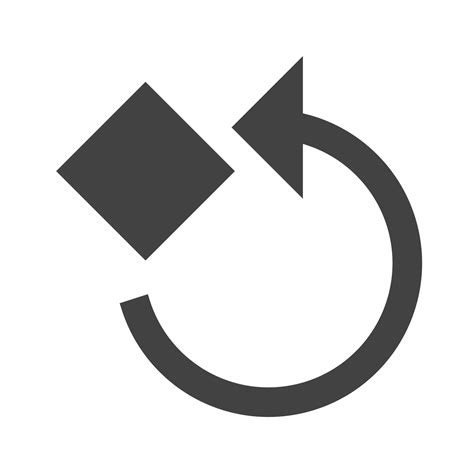 Rotate 90 Degrees Glyph Black Icon 8309034 Vector Art at Vecteezy