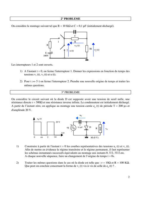 SOLUTION Charge Et Decharge Du Condensateur Studypool