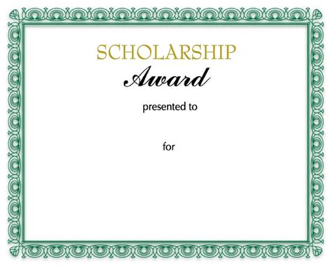 Award Certificate Template - Excel Word Template