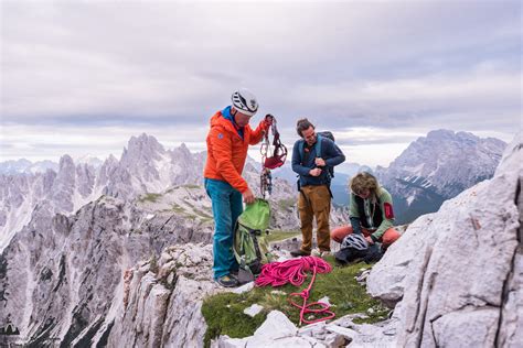 Normalweg Große Zinne via normale Cima Grande di Lavaredo Drei