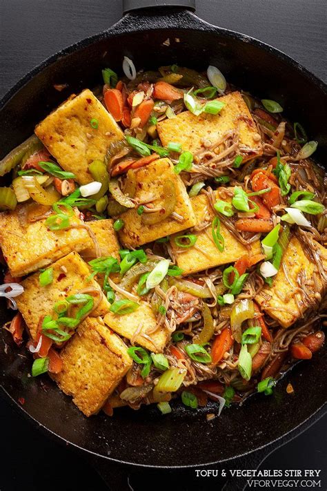 This Easy Chinese Tofu And Vegetables Stir Fry Is A Quick And Delicious Meal And I Am Sure Even