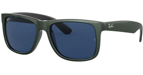 Ray Ban Rb4165 Justin 646880 Green Lyst