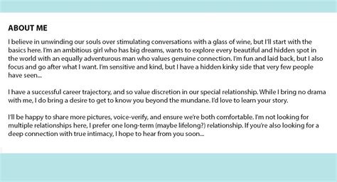Sugar Baby Bio Examples How To Write A Sugar Baby Profile Just Sugar