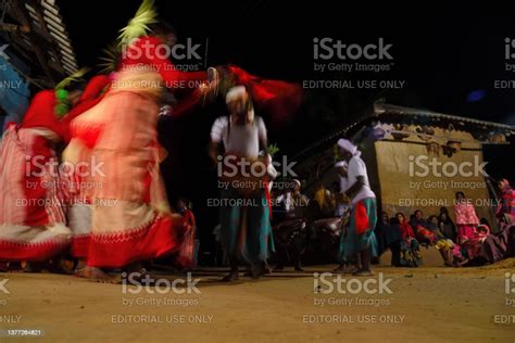 Santali Folk Dances Of Bengal Stock Photo Download Image Now Adult