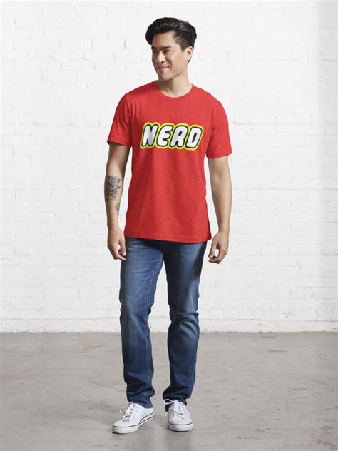 Nerd T Shirt For Sale By Chilleew Redbubble Minifig T Shirts