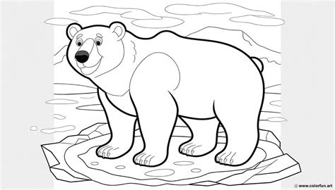 12 Coloriages D Ours Polaires Coloriages Gratuits Pour Enfants