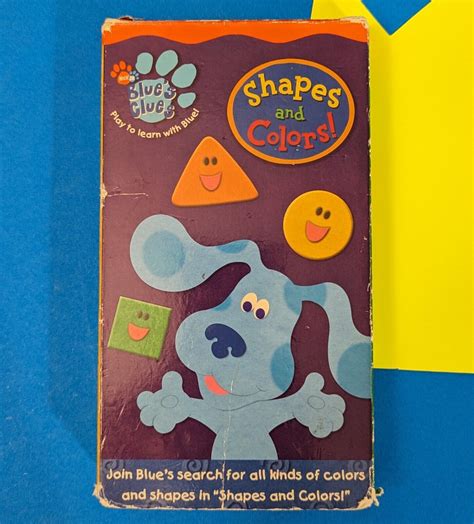 Blues Clues Shapes And Colors Vhs Nick Jr Grelly Usa