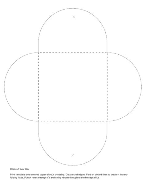 Party Favor Box Templates Pdf Download Fill And Print For Free