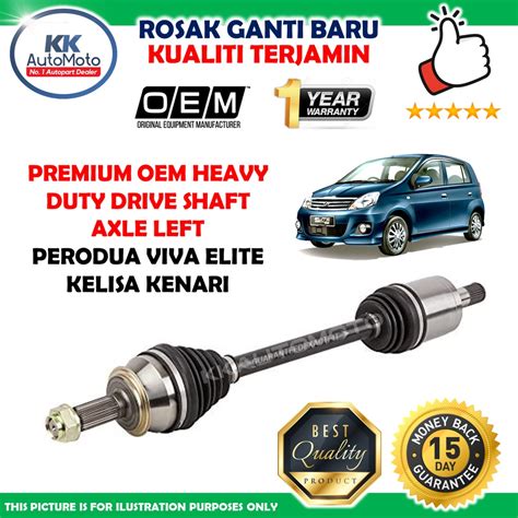 Perodua Kenari Kelisa Viva Elite Premium Oem Heavy Duty Left Drive