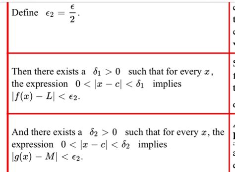 Real Analysis Problem With Understanding A Step In Epsilon Delta