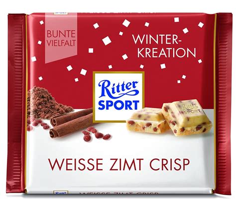 Ritter Sport Weisse Zimt Crisp G Amazon De Lebensmittel Getr Nke