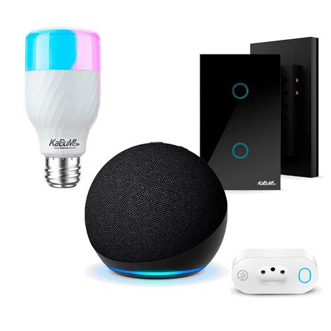 Kit Casa Inteligente Kabum Smart Echo Dot Gera O Amazon