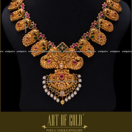 Lakshmi Kasu Necklace Art Of Gold Jewellery Coimbatore