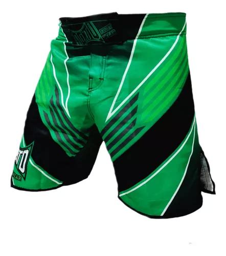 Short Bermuda Mma Muay Thai Bjj Ockto Ultimate Verde Mercadolivre