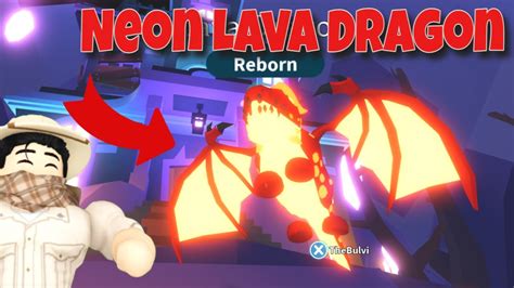 Trading Neon Lava Dragon In Adopt Me Youtube