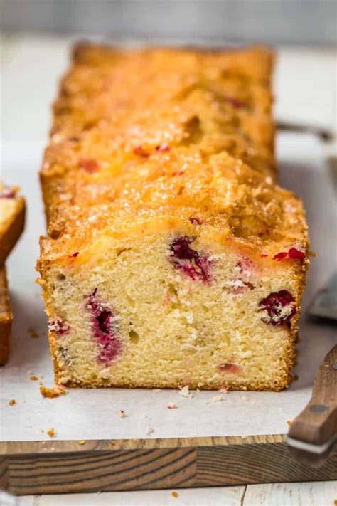 Glazed Lemon Cranberry Bread Recipe The Cookie Rookie®