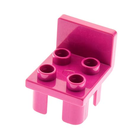 X Lego Duplo Stuhl Magenta Pink Sitz St Hle M Bel K Che