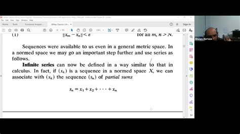 Cauchy Sequence In Normed Space YouTube