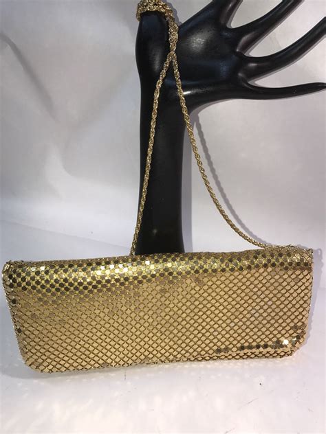 Evening Handbag Gold Toned Etsy Gold Handbags Evening Handbag Handbag