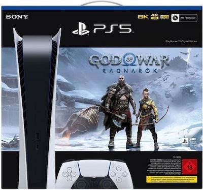 Sony PlayStation 5 Digital 825GB God Of War Ragnarok Voucher