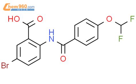 668266 01 1 BENZOIC ACID 5 BROMO 2 4 DIFLUOROMETHOXY BENZOYL AMINO