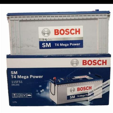 Jual AKI BATERAI KERING BOSCH MF N120 115F51 GENSET TRUCK ALAT BERAT