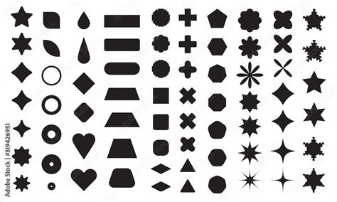 Vector Basic Shape Collection For Your Design Polygonal Elements With