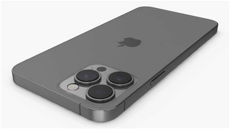 Iphone Pro Max Graphite D Model Ds Blend C D Fbx Max