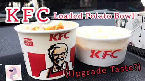 KFC Loaded Potato Bowl Upgrade Taste 2021 YouTube