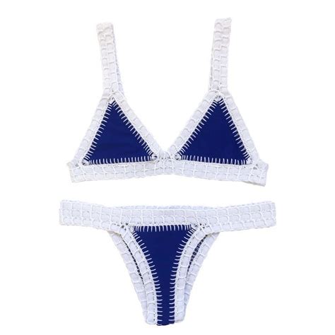 Ribbed Color Block Triangle Bikini Swimsuit Xx W T I Design Artofit