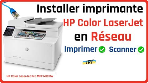 Comment Installer Imprimante Hp Color Laserjet Pro Mfp En R Seau Pour