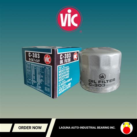 Vic Oil Filter C Mitsubishi Mirage Lancer L Gas Pajero Gas