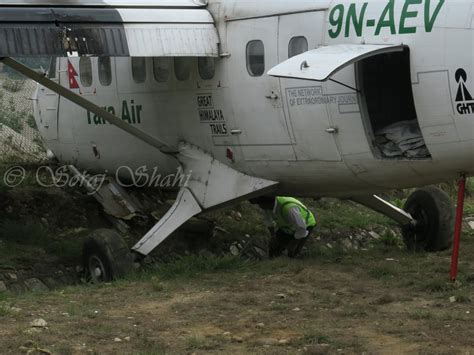 Jumla In Photos And Video Tara Air Twin Otter Crash In Jumla Airport