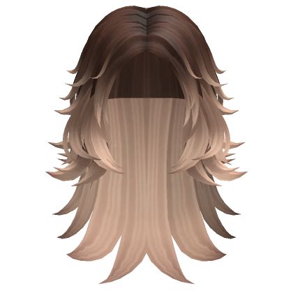 Fluffy Layered Wolfcut Brown Blonde S Code Price RblxTrade