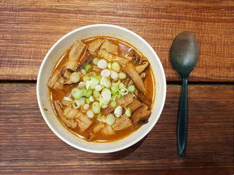 Spicy Korean soup: fantastic for cold-weather walking - Tasty hikes