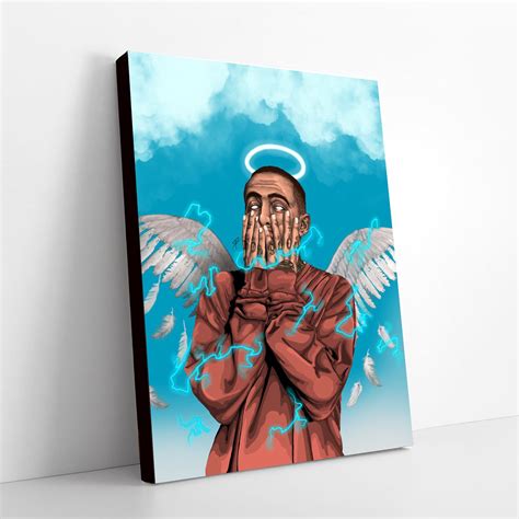 Mac Miller Canvas Poster Decor American Rapper Mac Miller Etsy