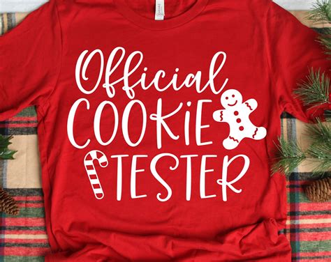 Official Cookie Baker Svg Cookie Tester Svg Bundle Christmas Etsy