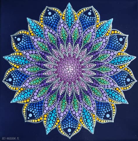 Mandala Obraz Malowany Indywidualnie Art Madam Pl