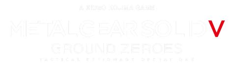 Image - Metal-Gear-Solid-V-Ground-Zeroes-Logo.png - The Metal Gear Wiki ...