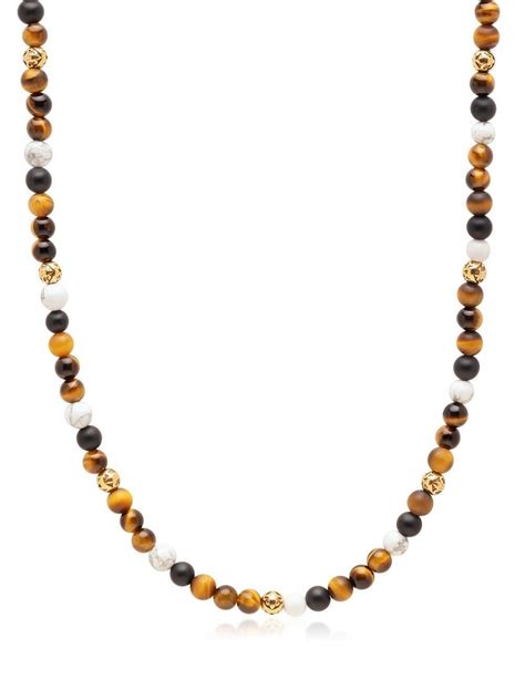 NIALAYA JEWELRY Beaded Gemstone Necklace | Editorialist