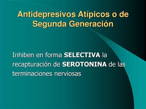 Ppt Antidepresivos Powerpoint Presentation Free Download Id5656952