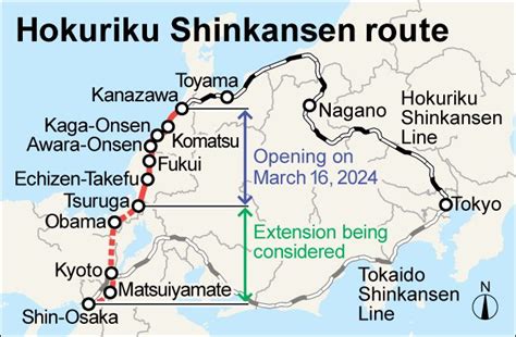 Hokuriku Bullet Train To Extend To Tsuruga Starting March 16 The